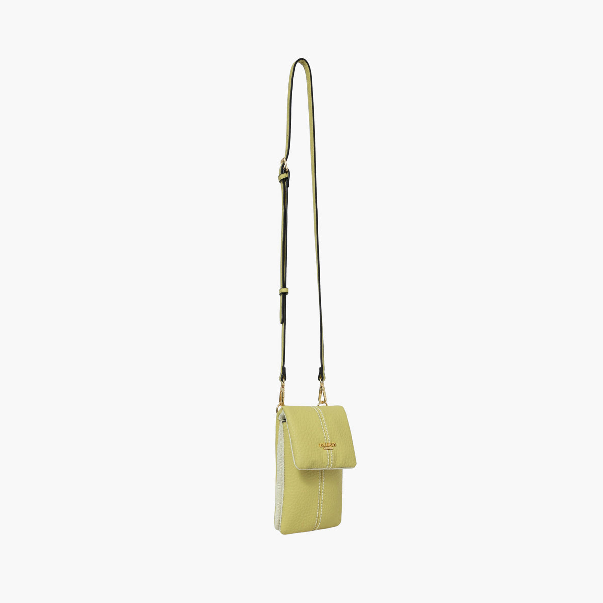 Pochette de téléphone jaune Sixtine