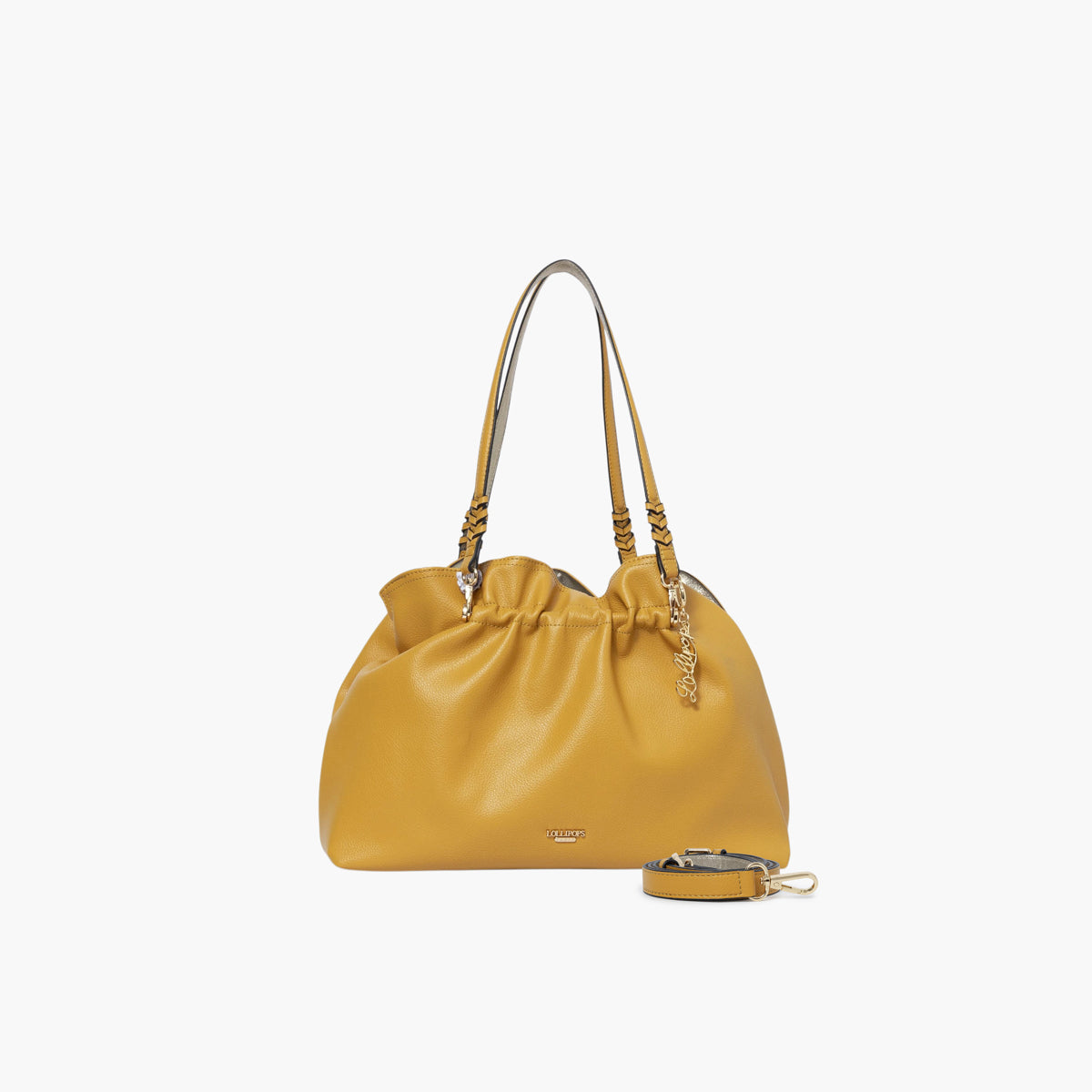 Sac shopper jaune Shania