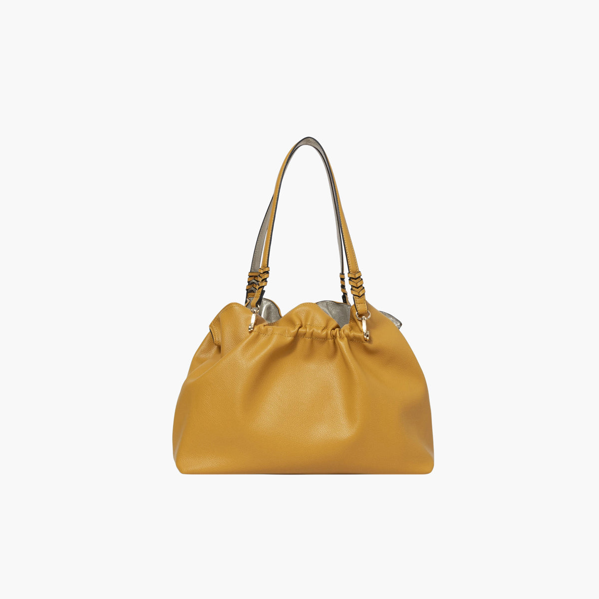 Sac shopper jaune Shania