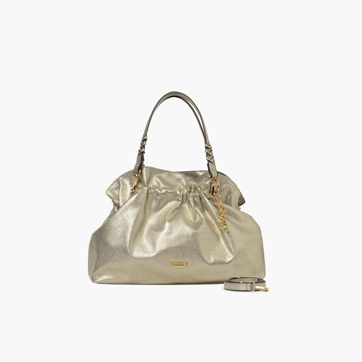 Petit sac shopper doré Shania