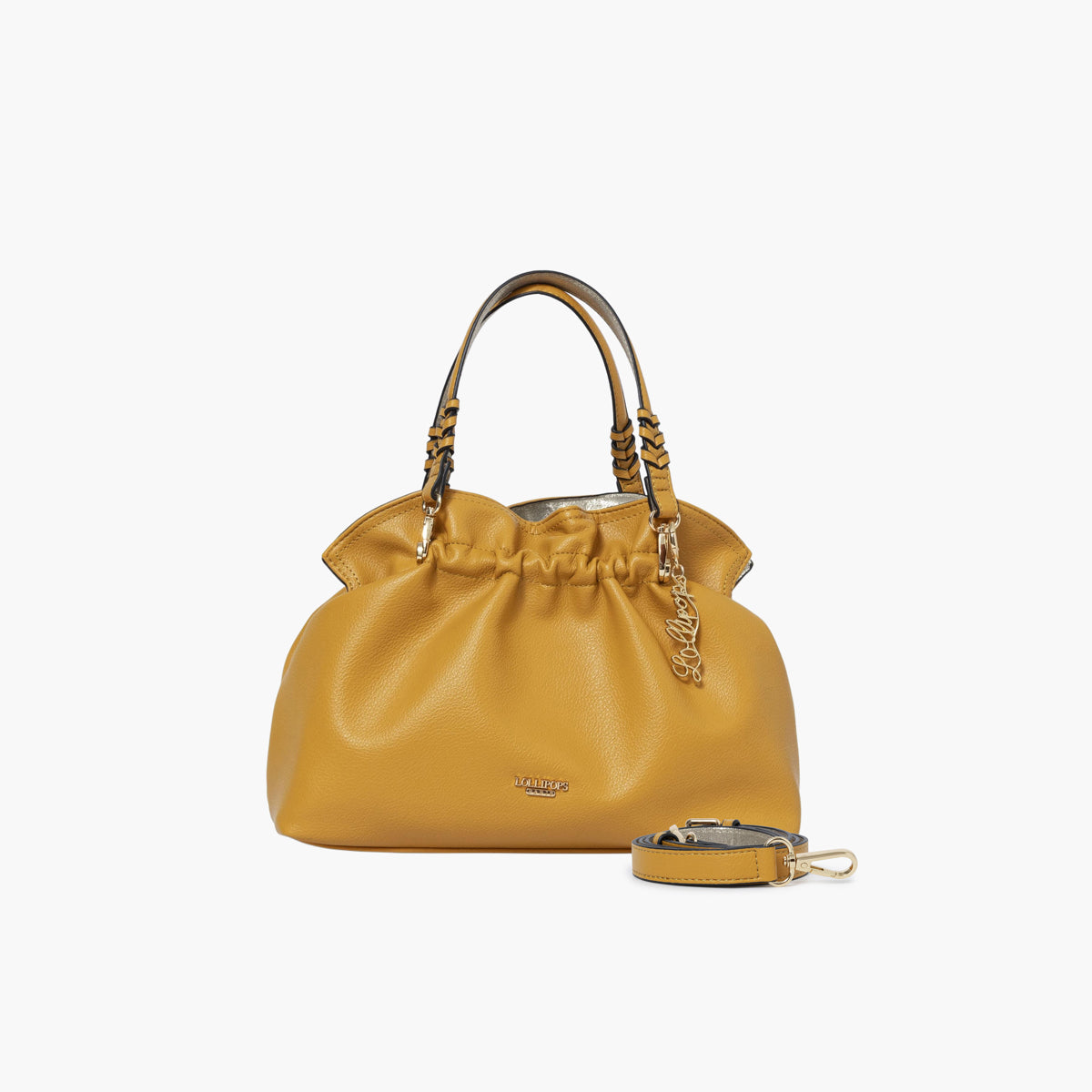 Petit sac shopper jaune Shania