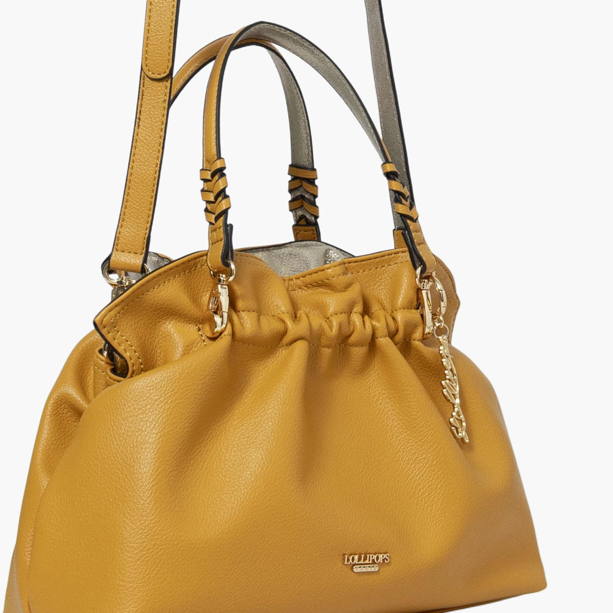 Petit sac shopper jaune Shania