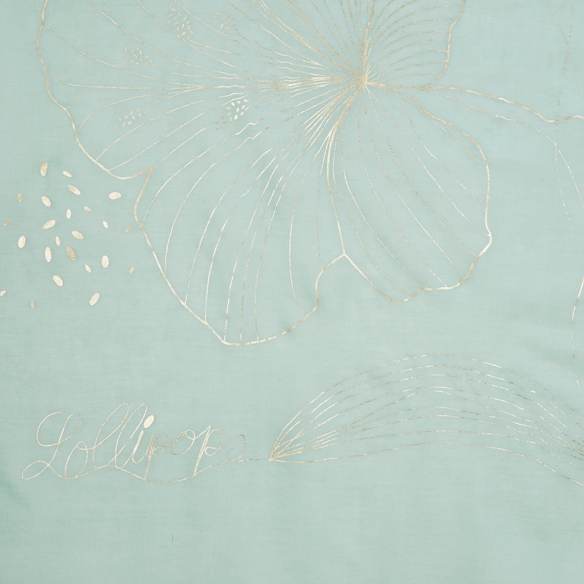 Foulard vert aqua Sari