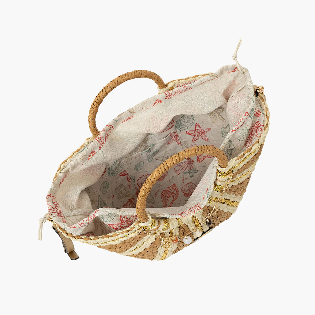 Grand panier beige Sotta