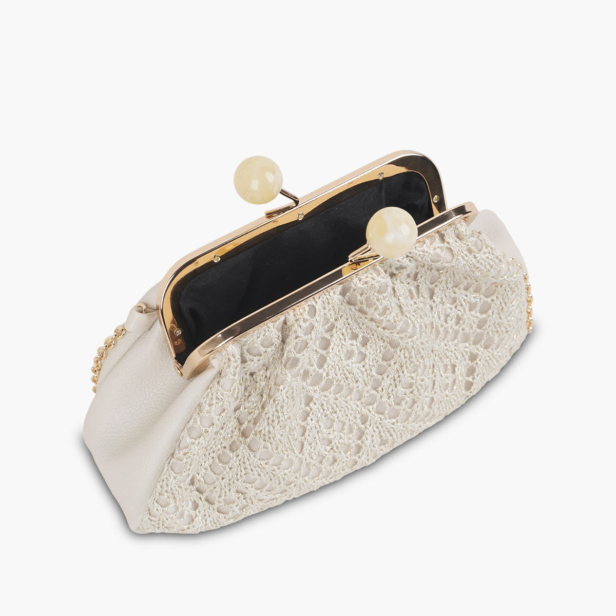 Petit sac frame ivoire Solie