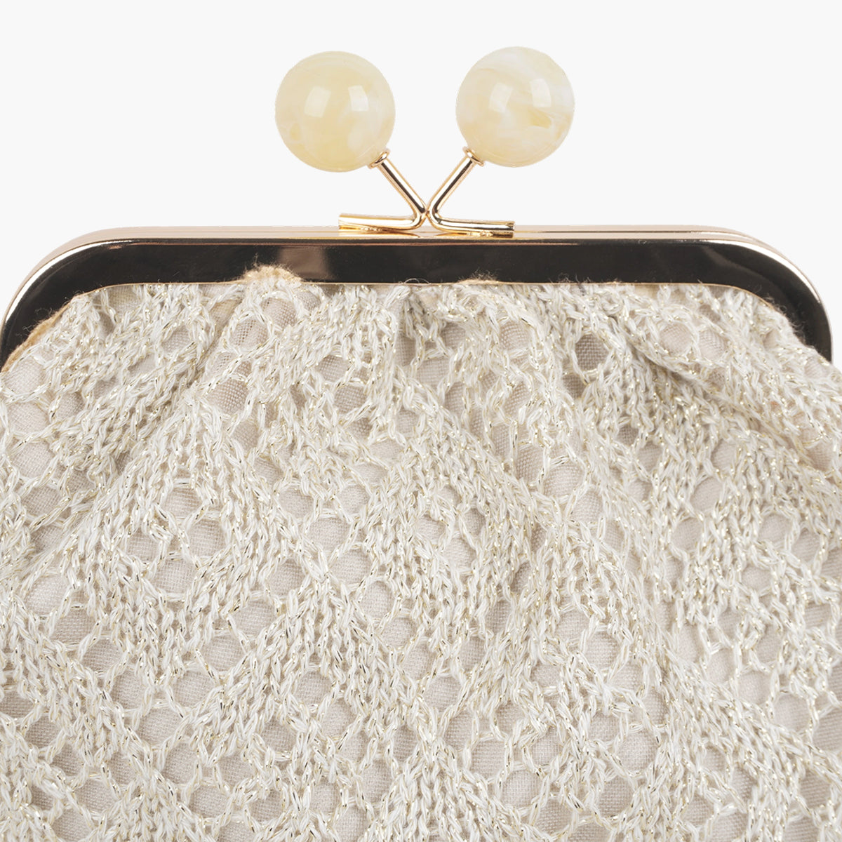 Petit sac frame ivoire Solie