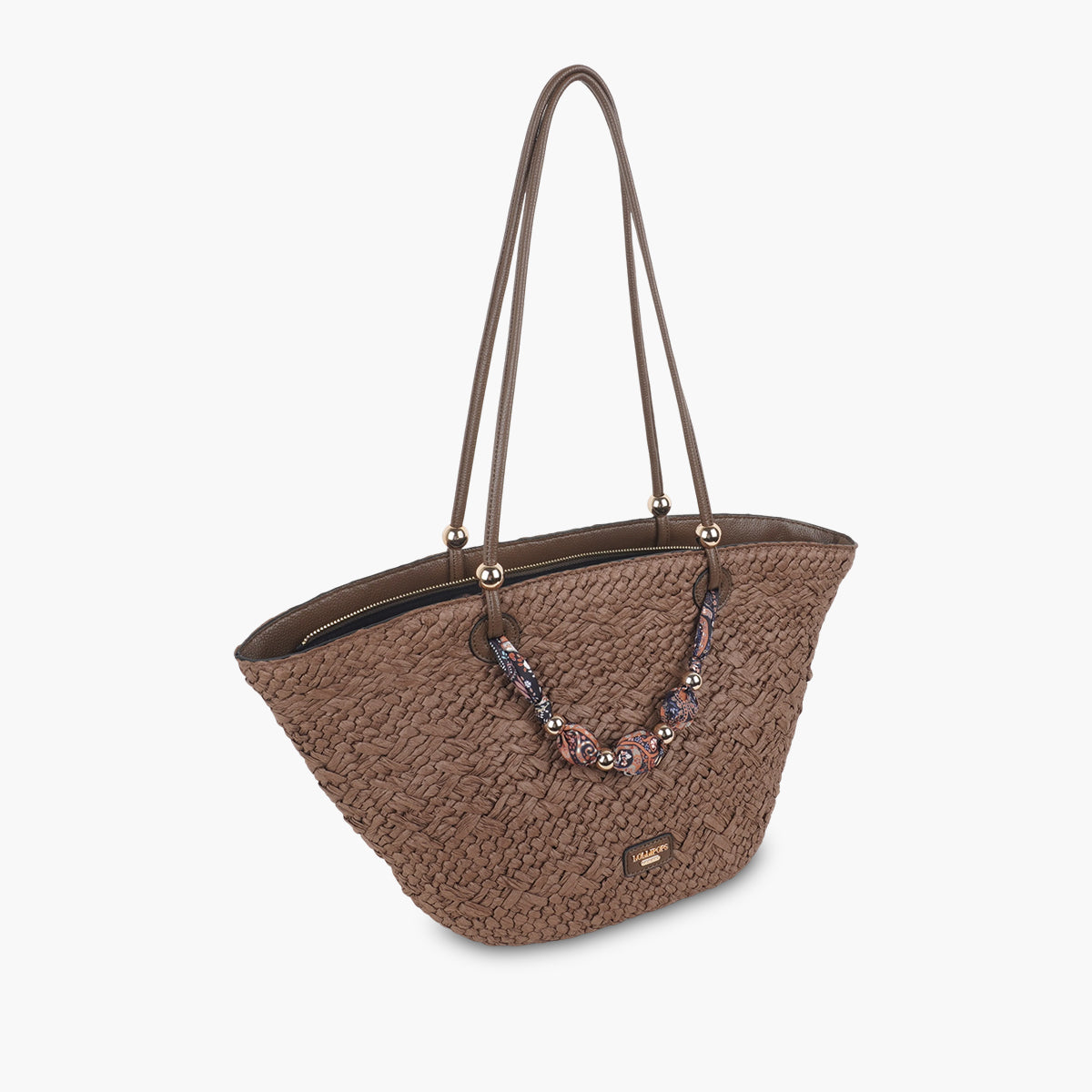 Grand panier marron Shirley