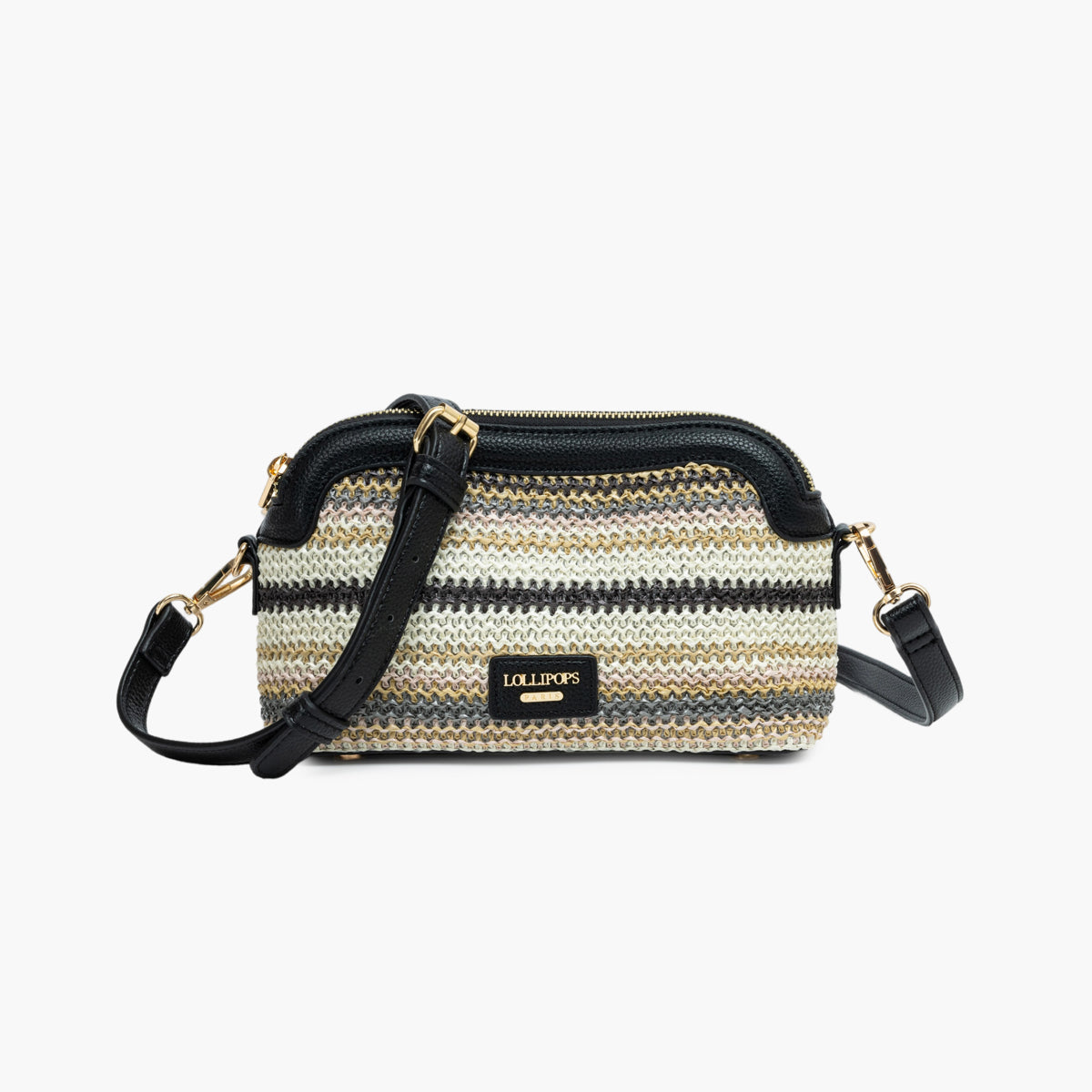Petit sac multi poches noir Sartene