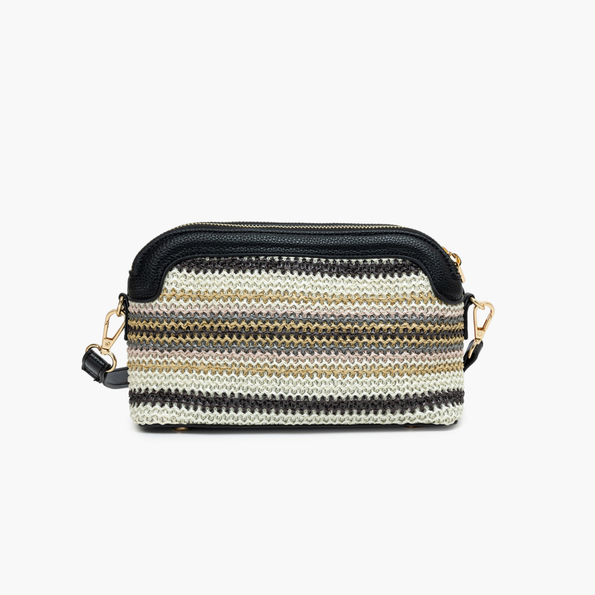 Petit sac multi poches noir Sartene