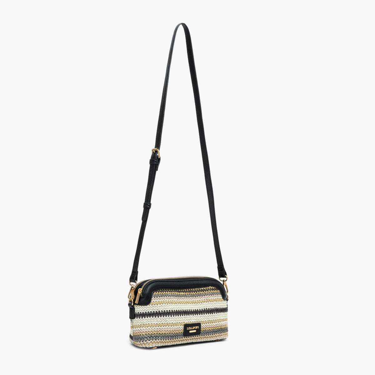 Petit sac multi poches noir Sartene