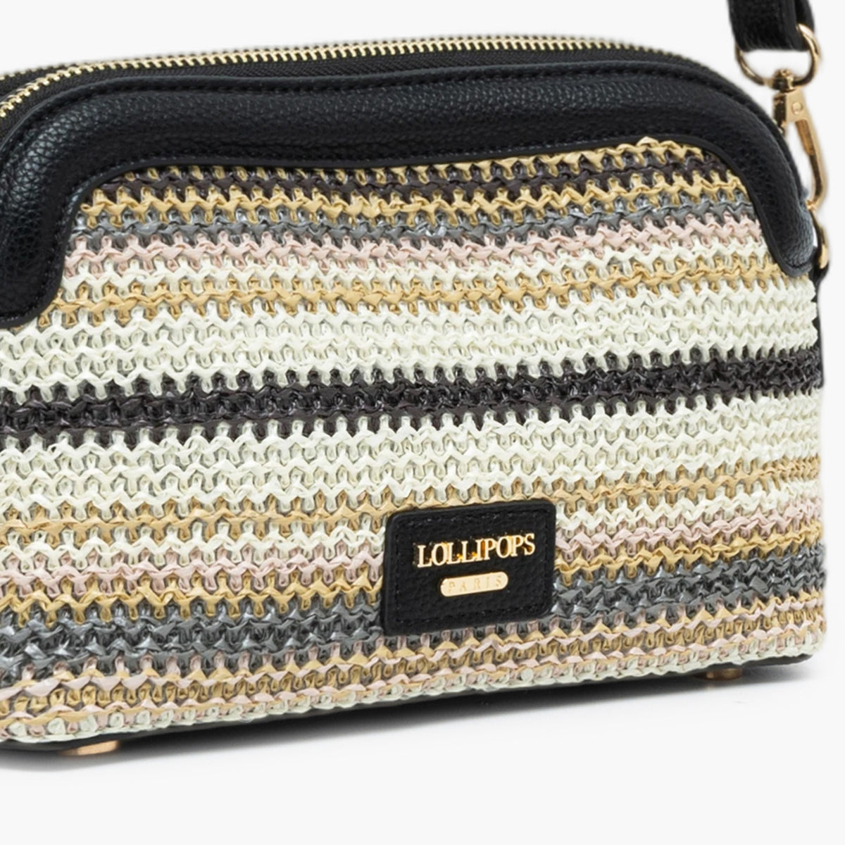 Petit sac multi poches noir Sartene