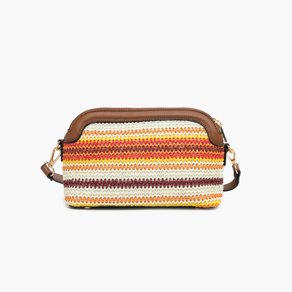 Petit sac multi poches orange Sartene