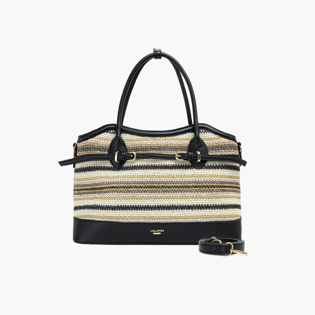 Grand sac shopper noir Sartene