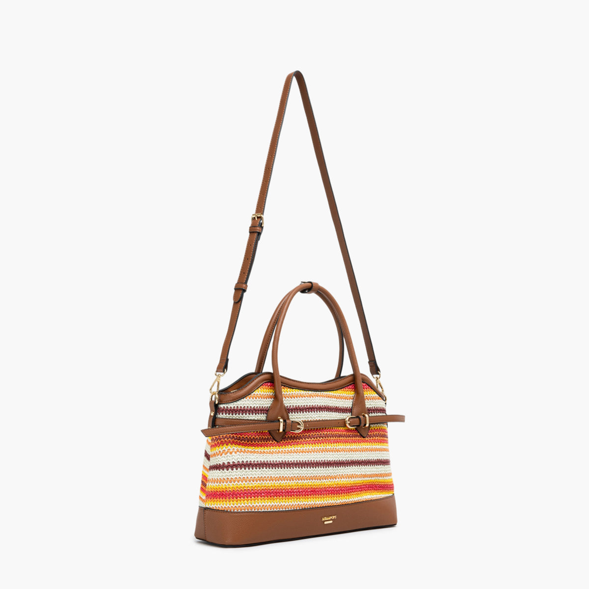 Grand sac shopper orange Sartene