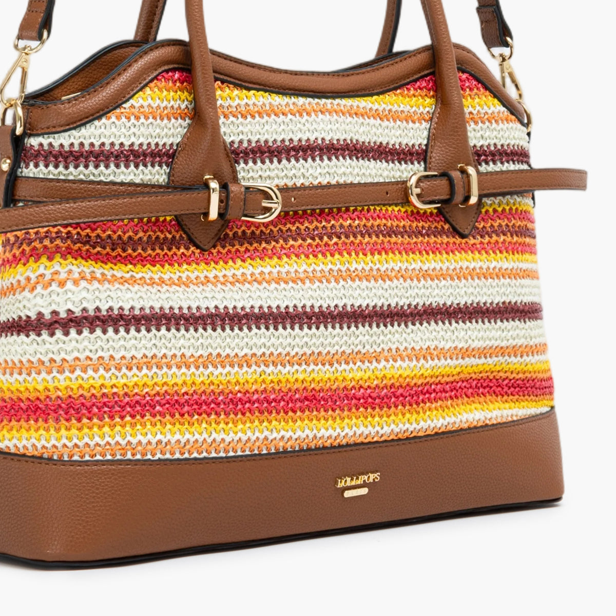 Grand sac shopper orange Sartene