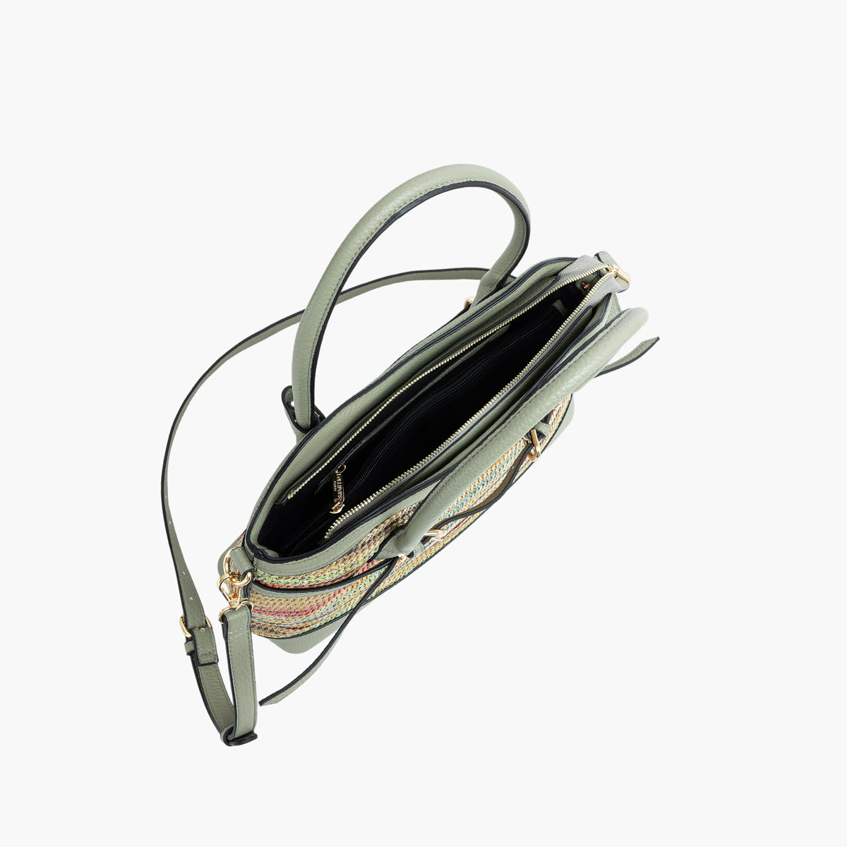 Grand sac shopper vert Sartene