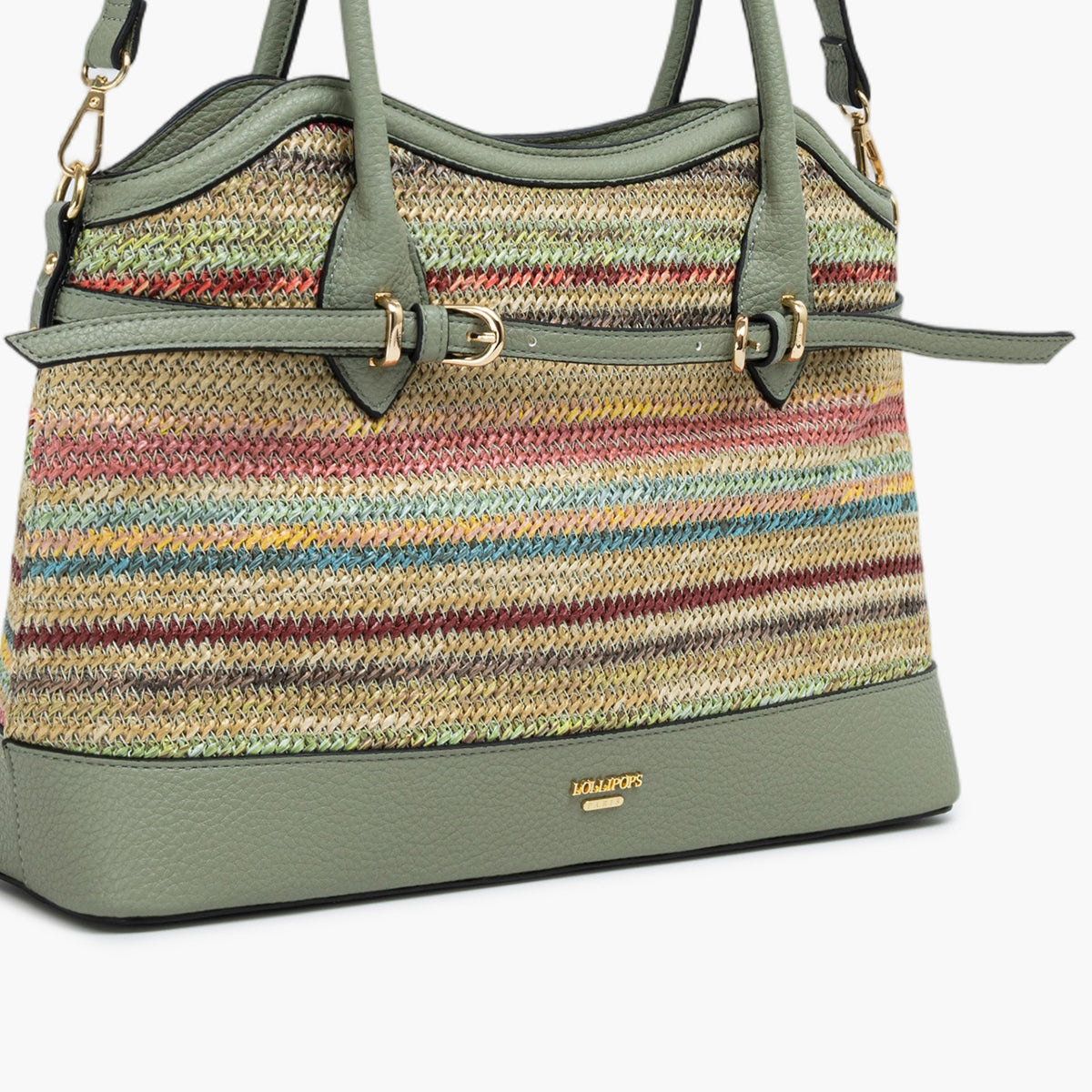 Grand sac shopper vert Sartene