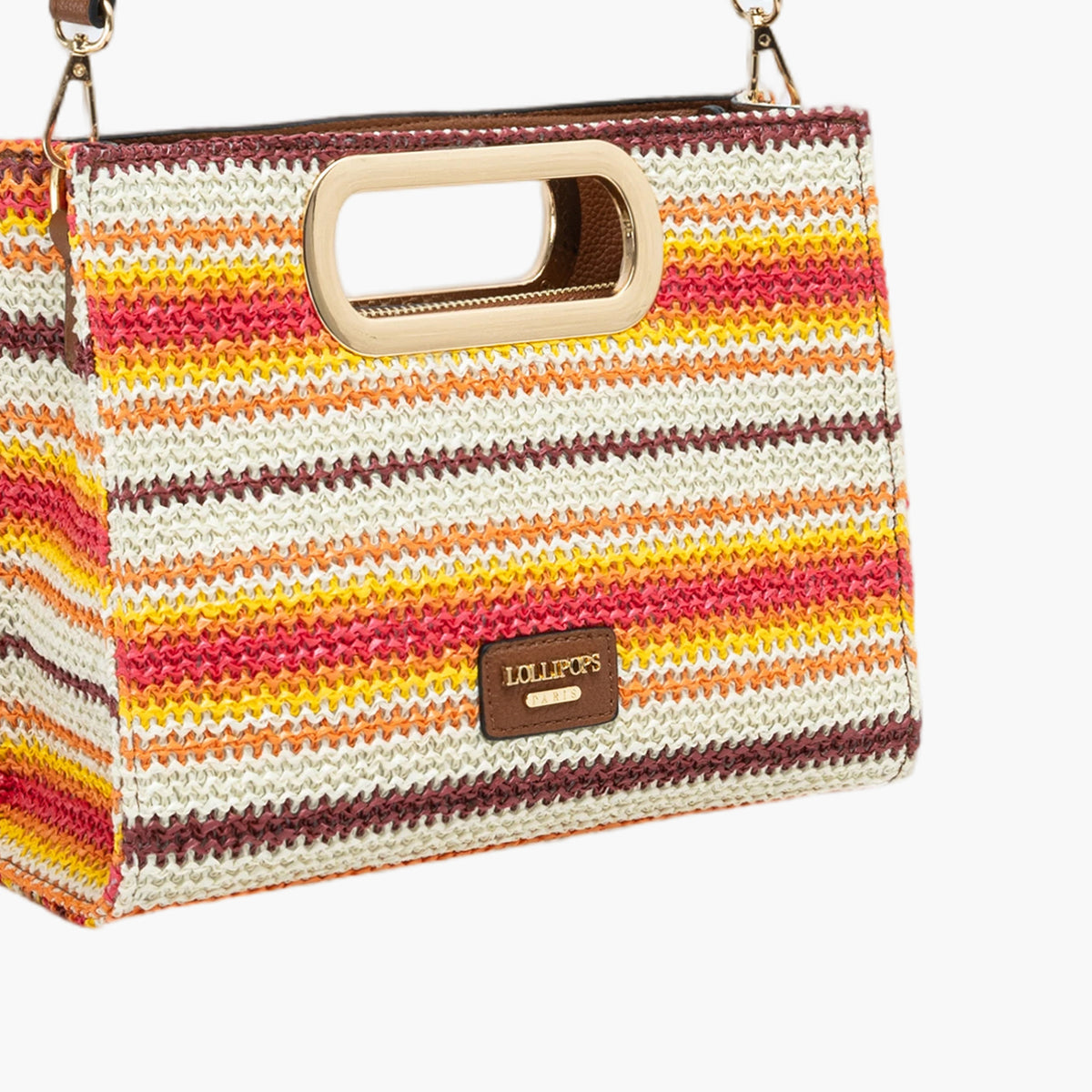 Petit sac shopper orange Sartene