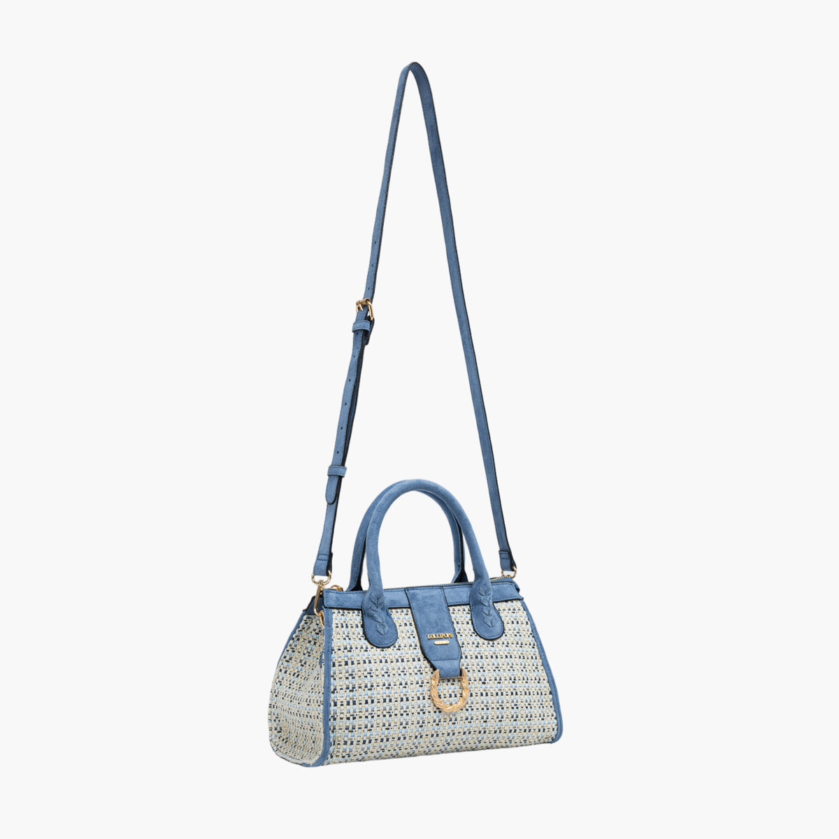 Petit sac shopper bleu Shai