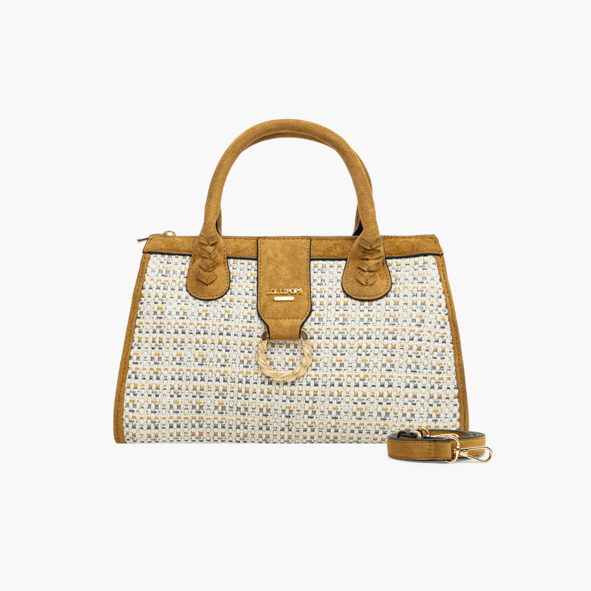 Petit sac shopper camel Shai