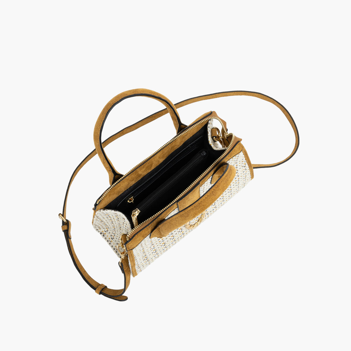 Petit sac shopper camel Shai