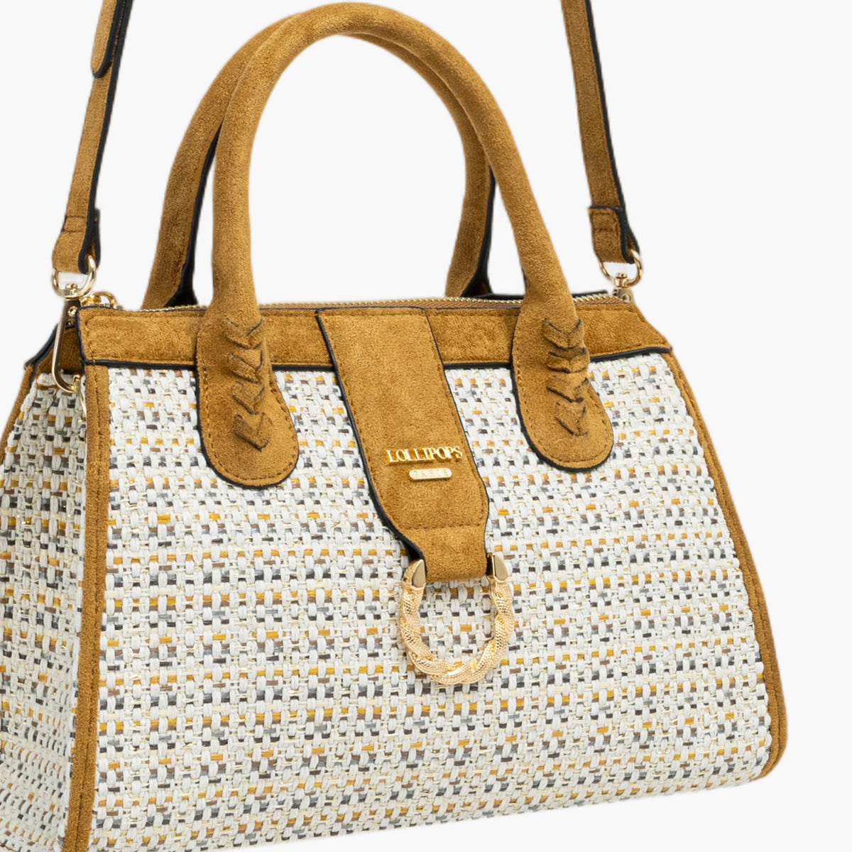 Petit sac shopper camel Shai