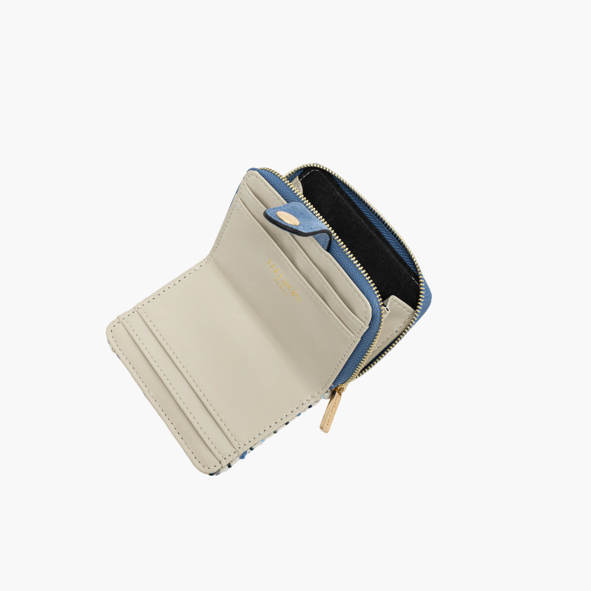 Petit portefeuille bleu Shai