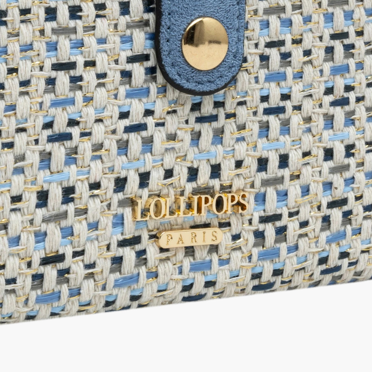 Petit portefeuille bleu Shai