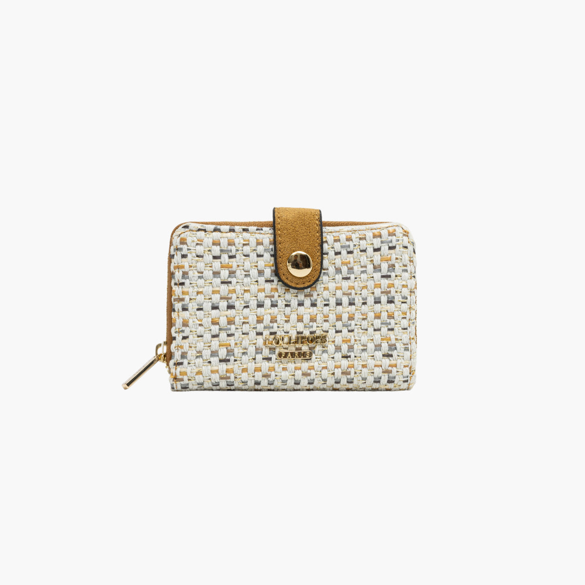 Petit portefeuille camel Shai