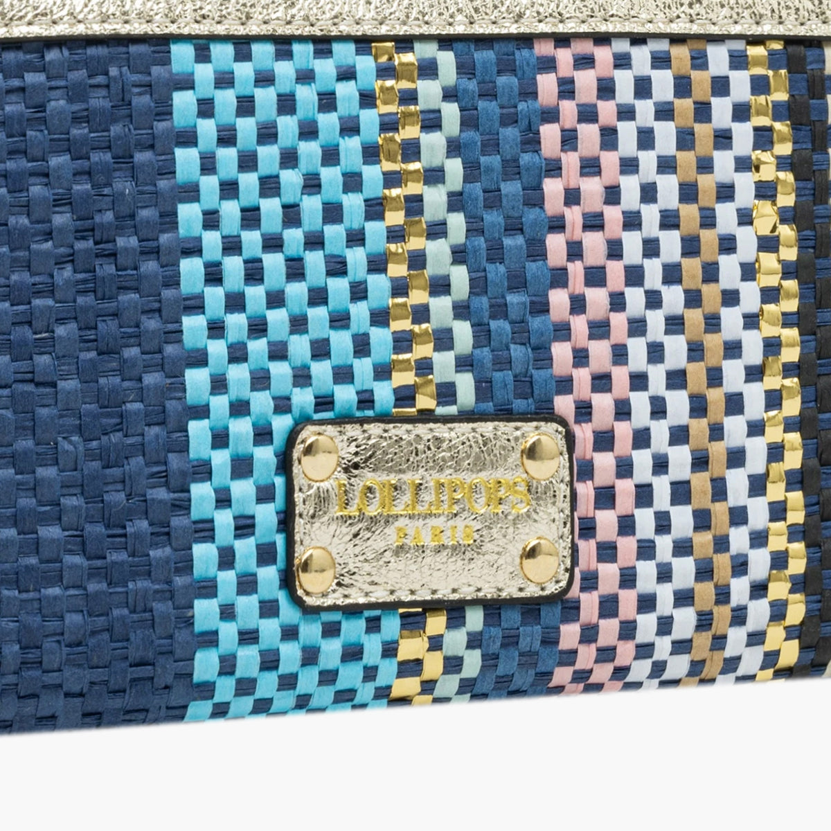 Grand portefeuille bleu Sunny