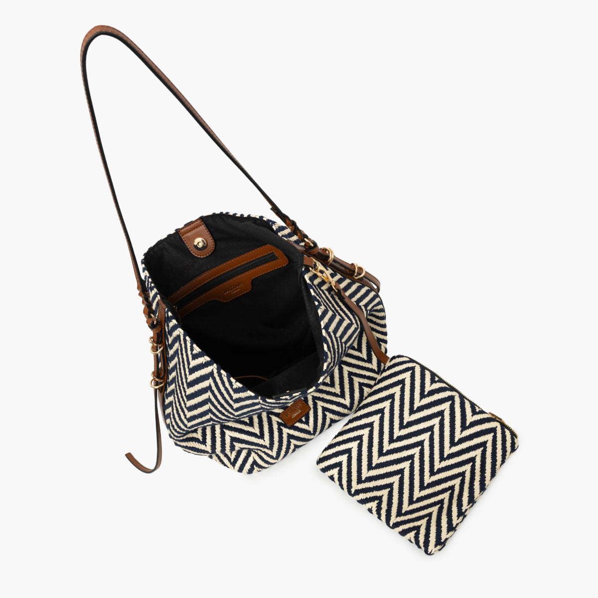 Sac hobo bleu marine S-Ringo