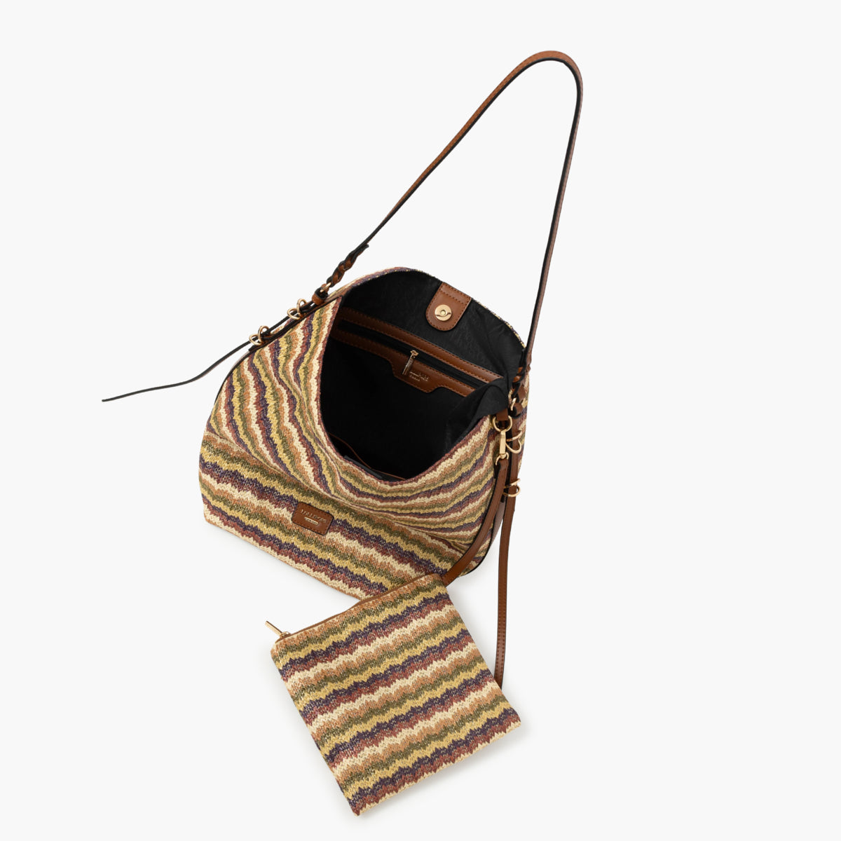 Sac hobo multicolore S-Ringo