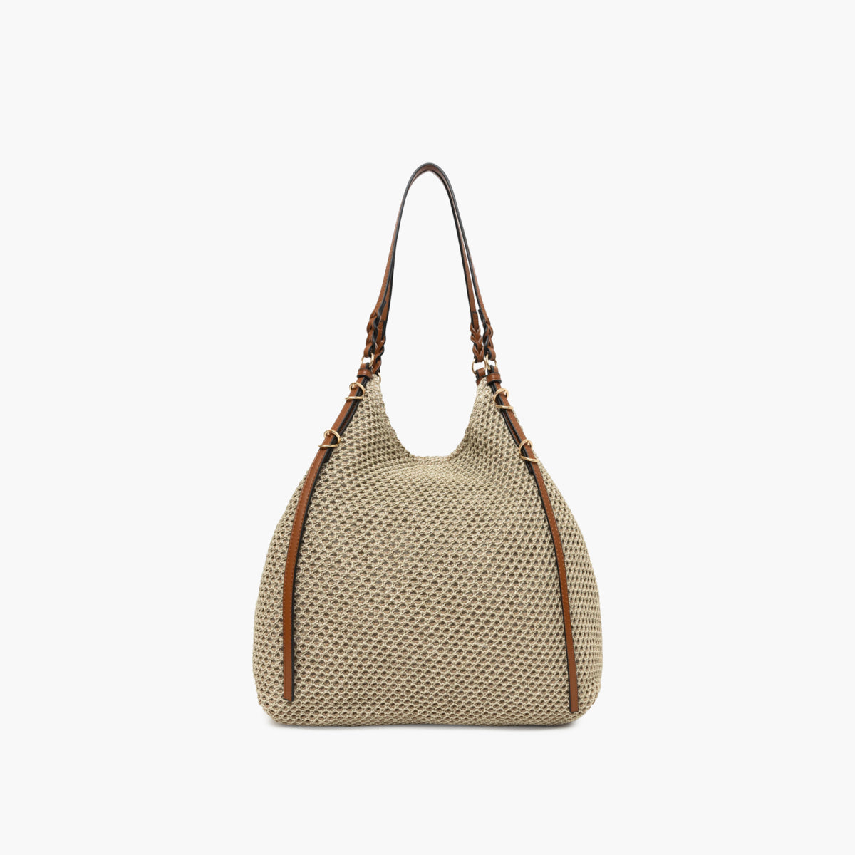 Grand sac shopper doré S-Ringo