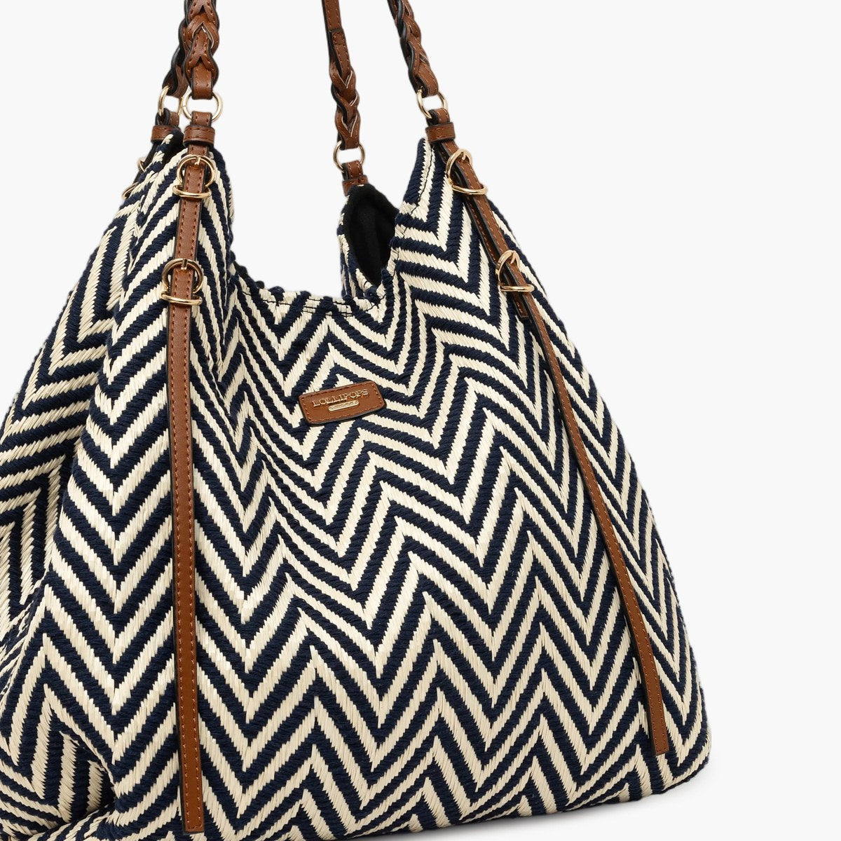 Grand sac shopper bleu marine S-Ringo