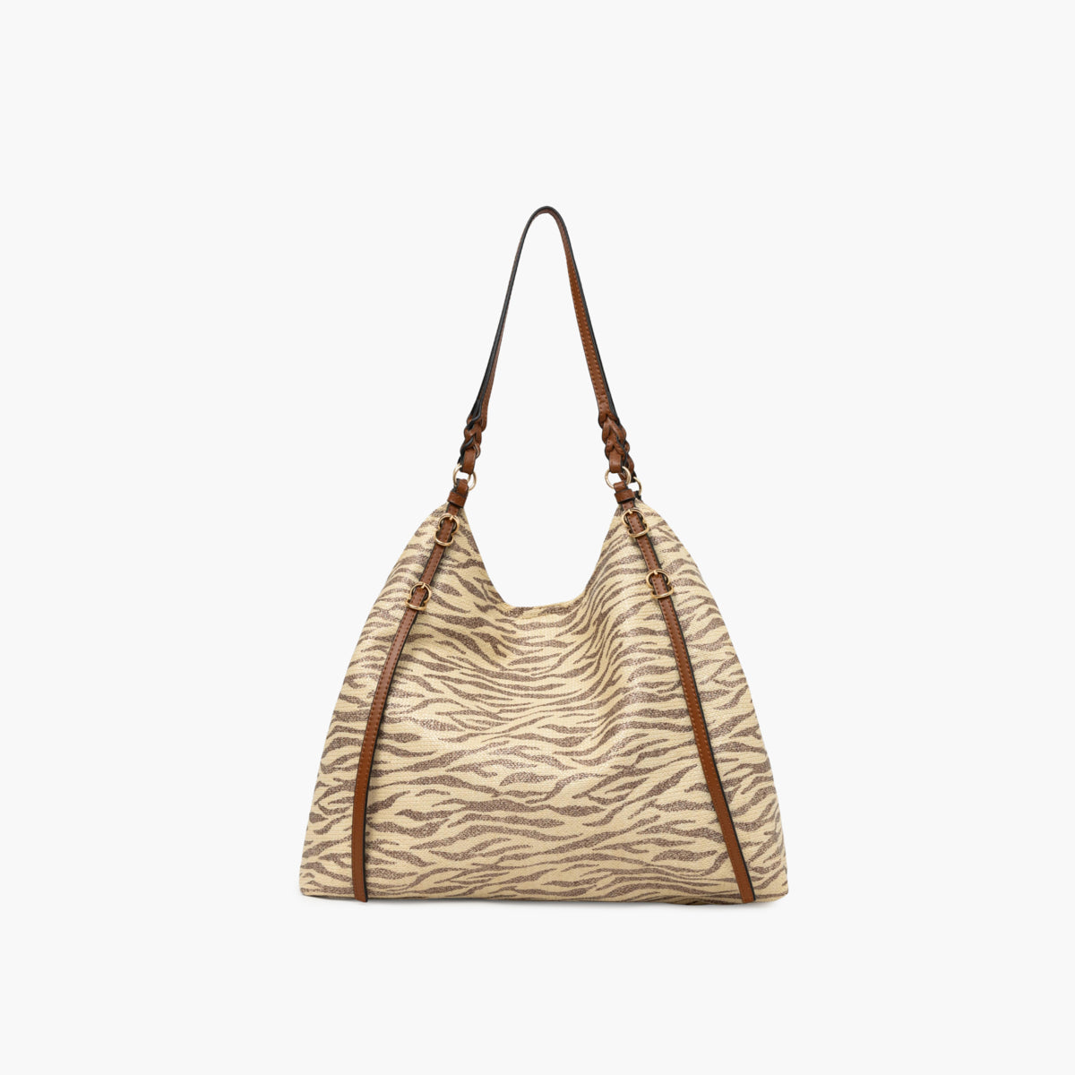 Grand sac shopper marron S-Ringo