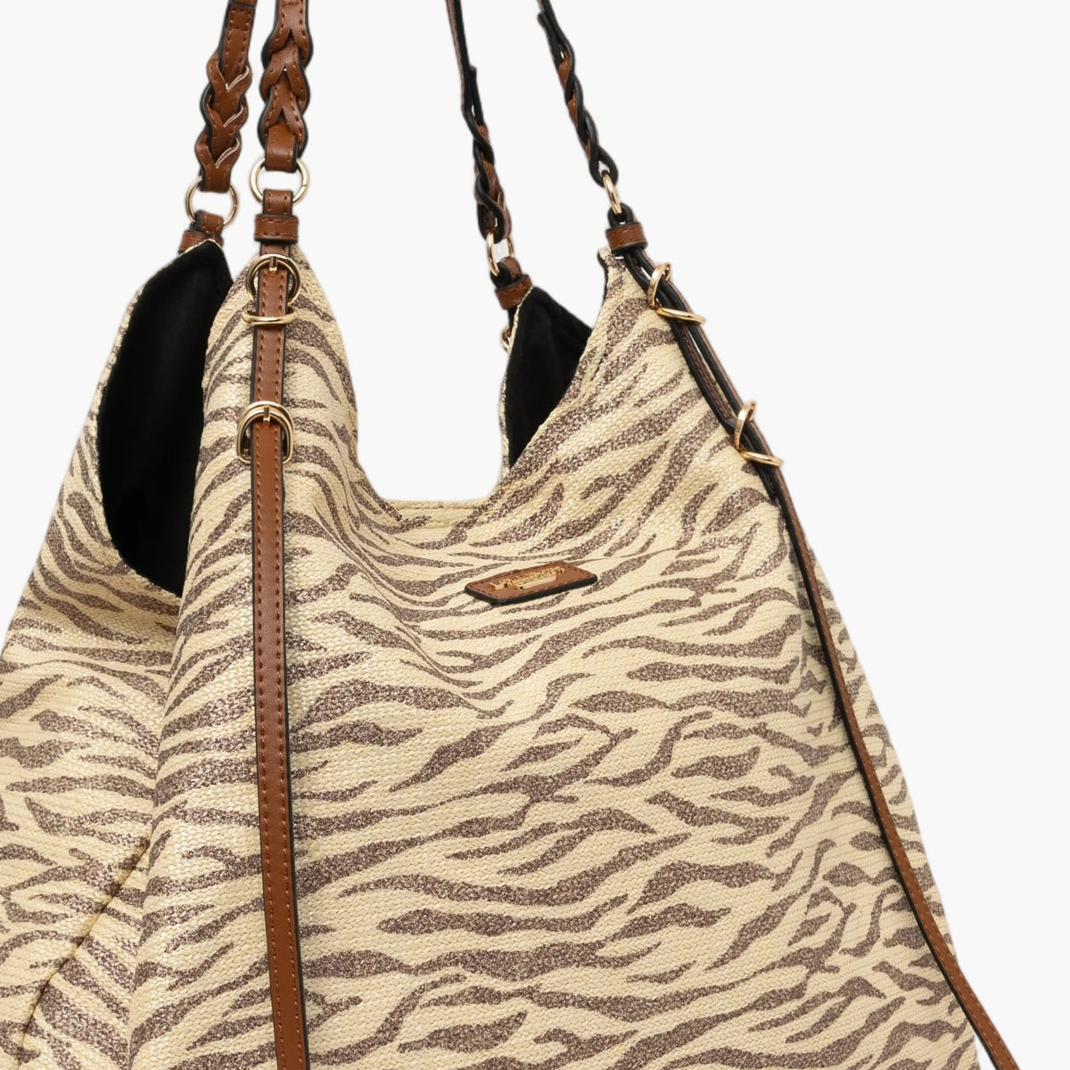 Grand sac shopper marron S-Ringo