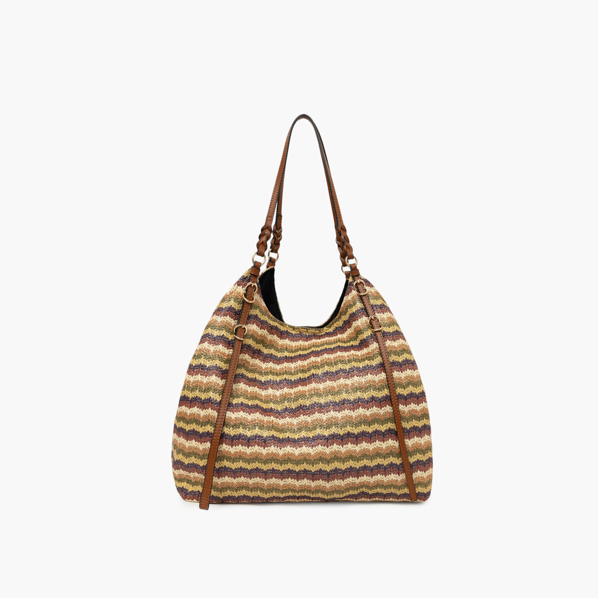 Grand sac shopper multicolore S-Ringo