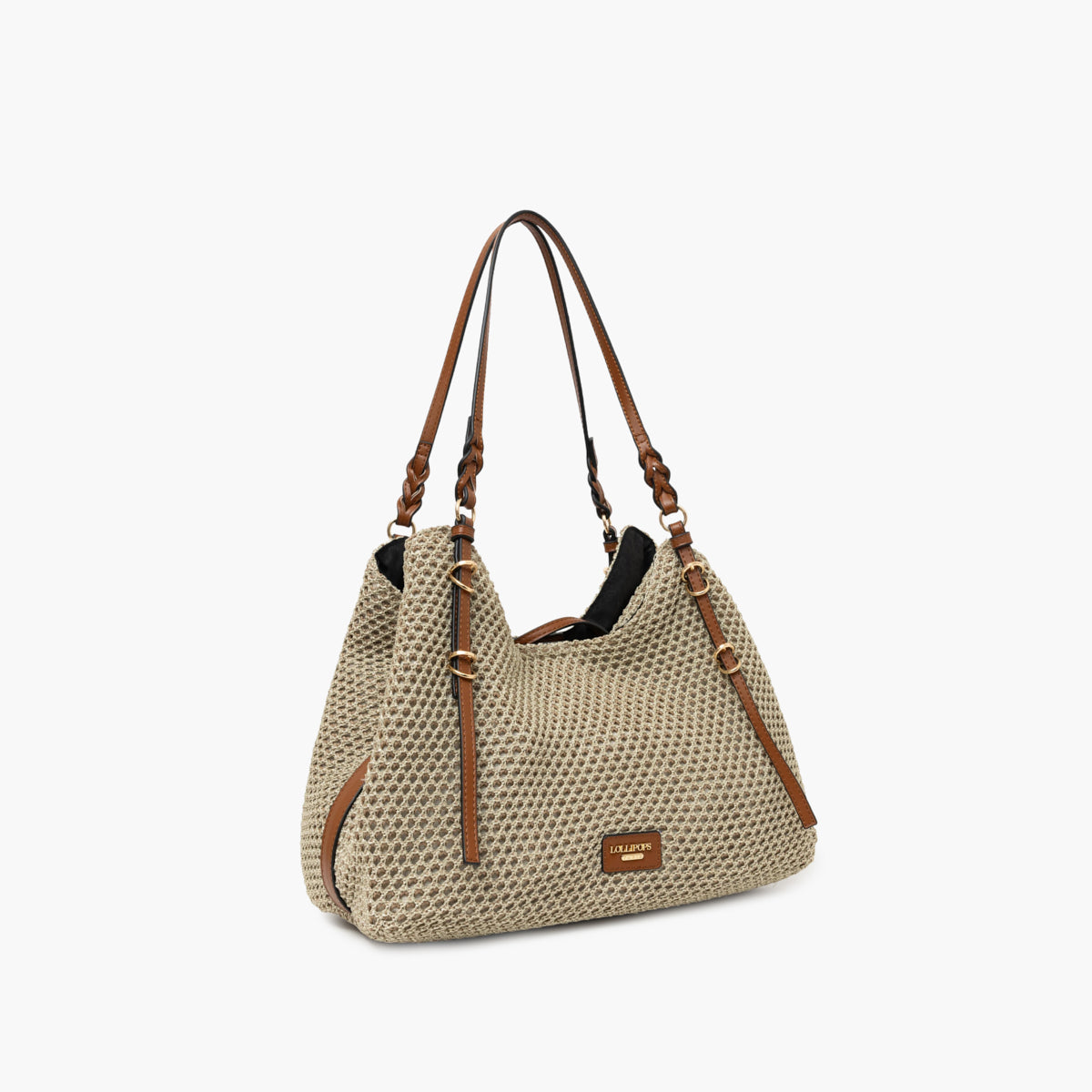 Sac shopper doré S-Ringo