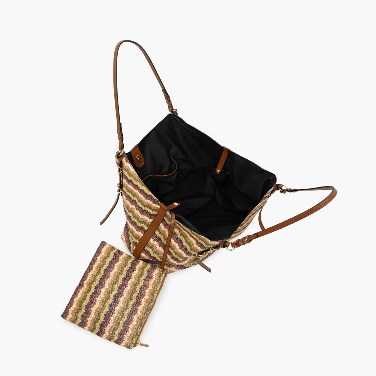 Sac shopper multicolore S-Ringo