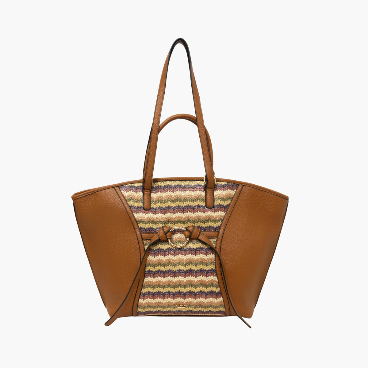 Grand sac shopper camel Steevy