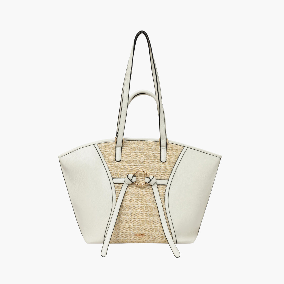 Grand sac shopper blanc Steevy