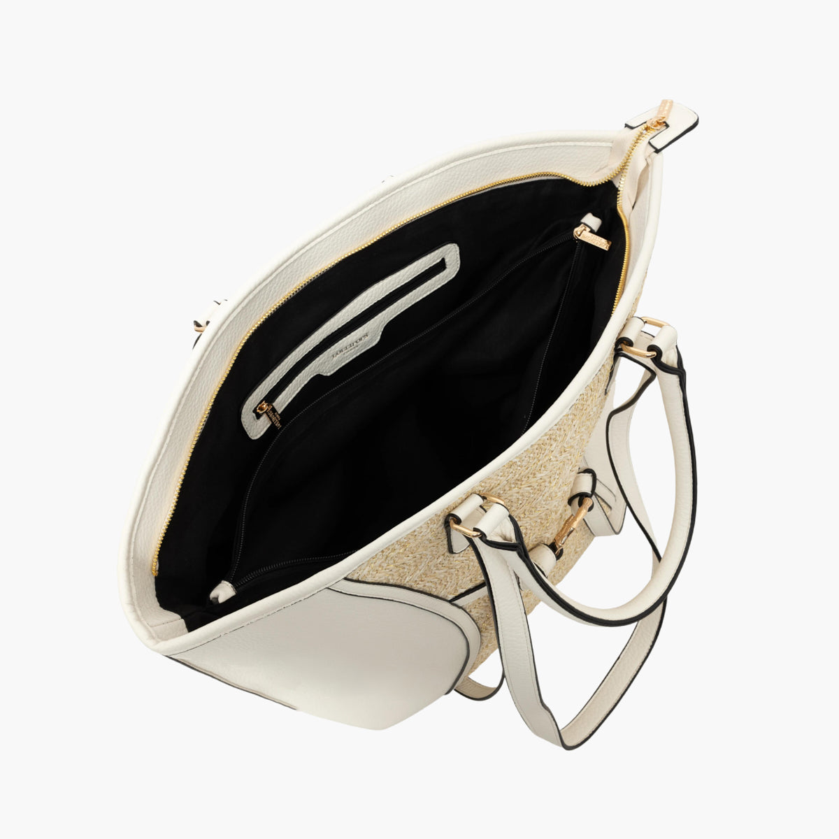 Grand sac shopper blanc Steevy