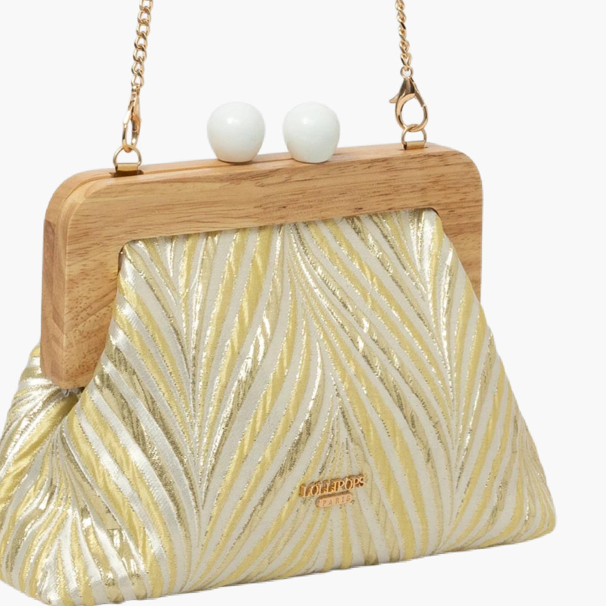 Petit sac frame jaune Swann