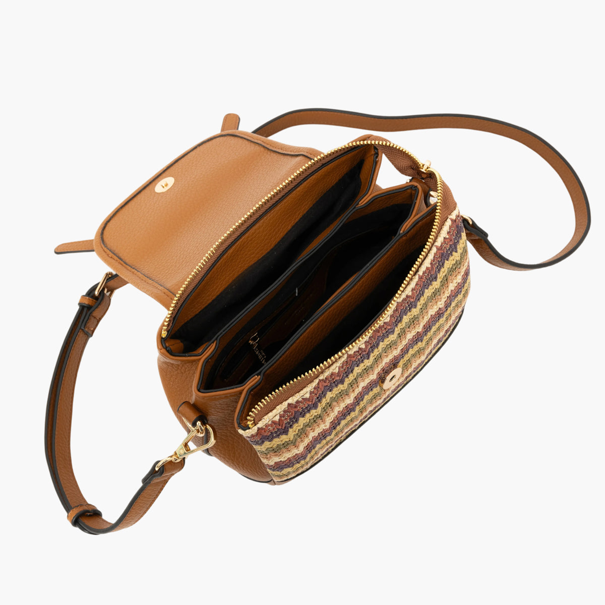 Sac porté épaule camel Steevy