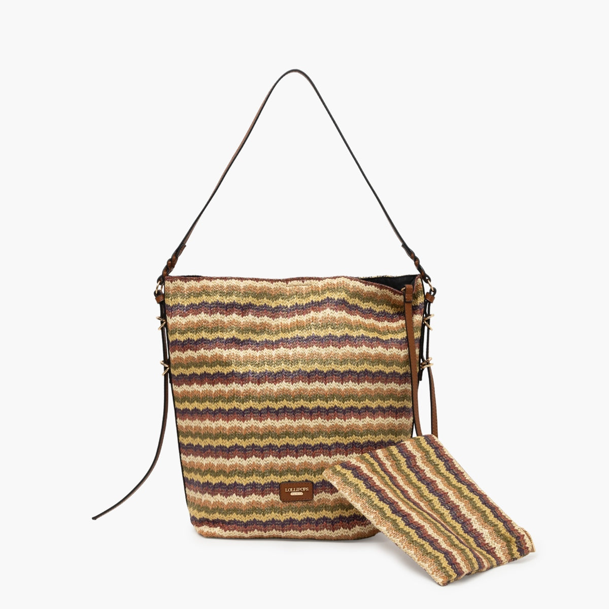 Sac hobo multicolore S-Ringo