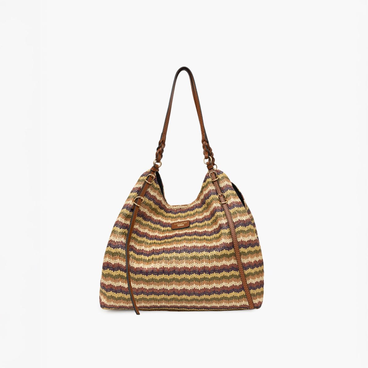 Grand sac shopper multicolore S-Ringo