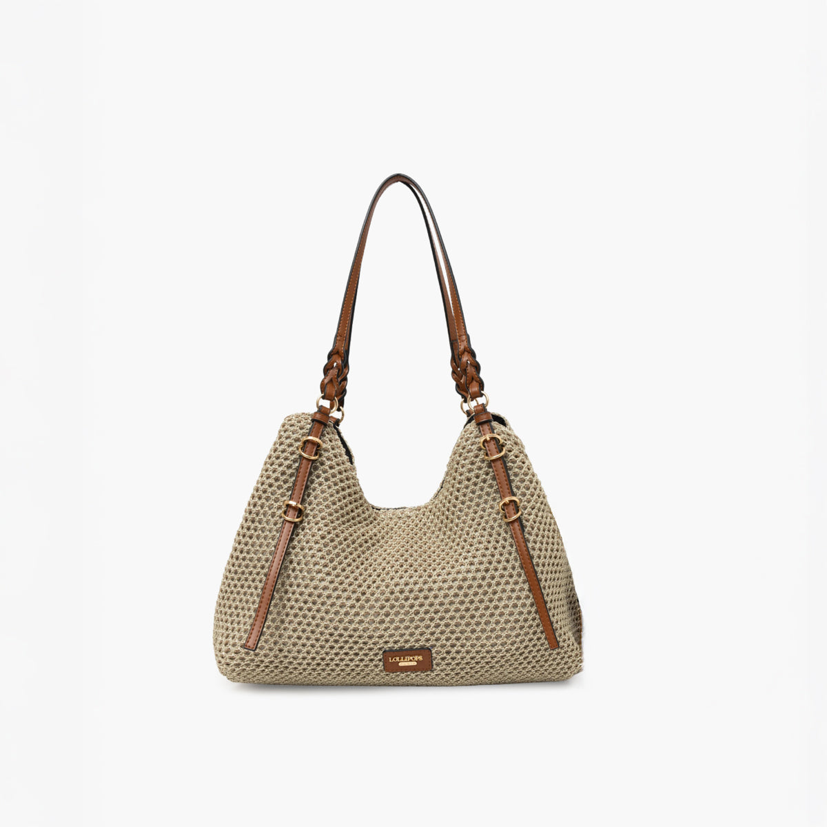 Sac shopper doré S-Ringo