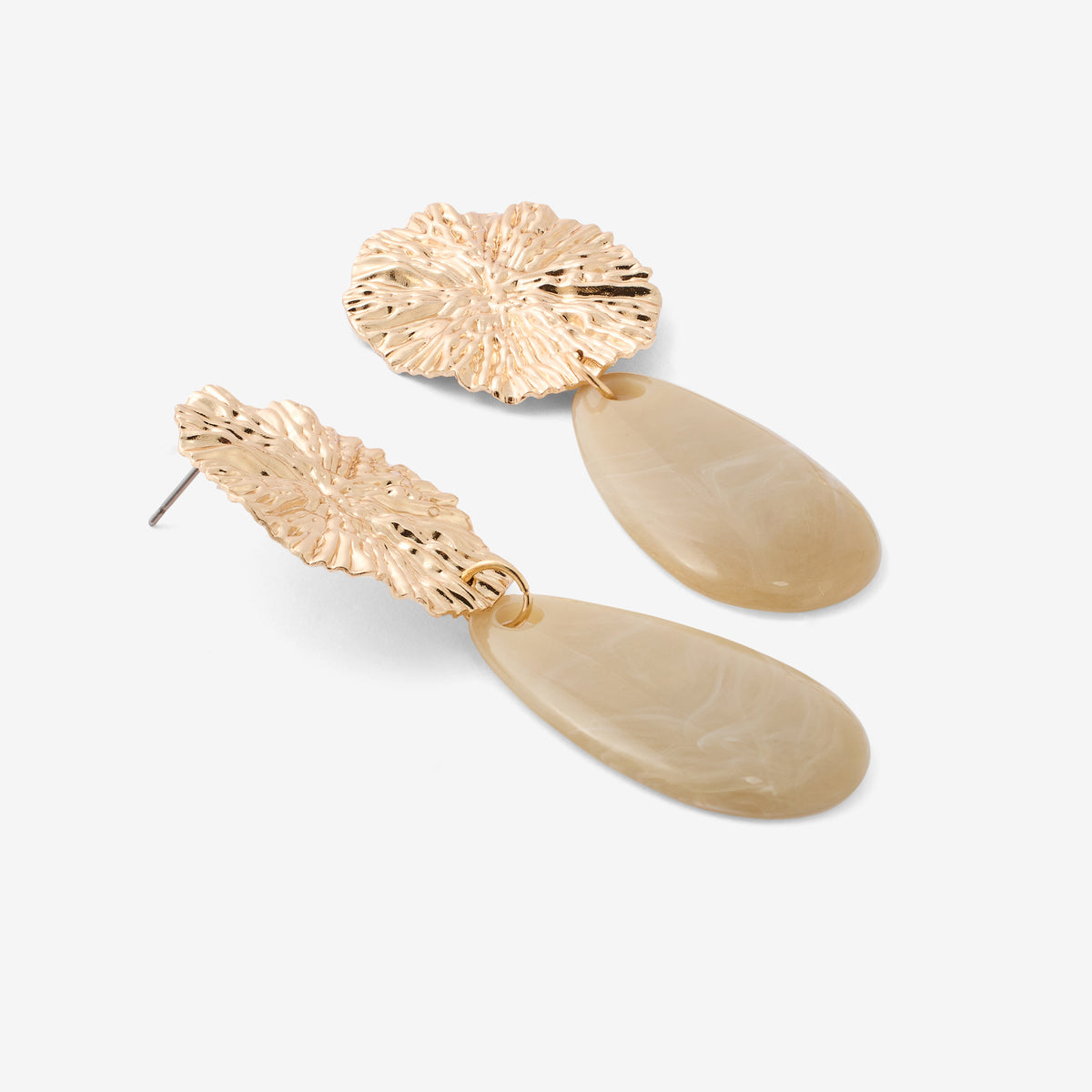 Boucles d'oreilles goutte en résine