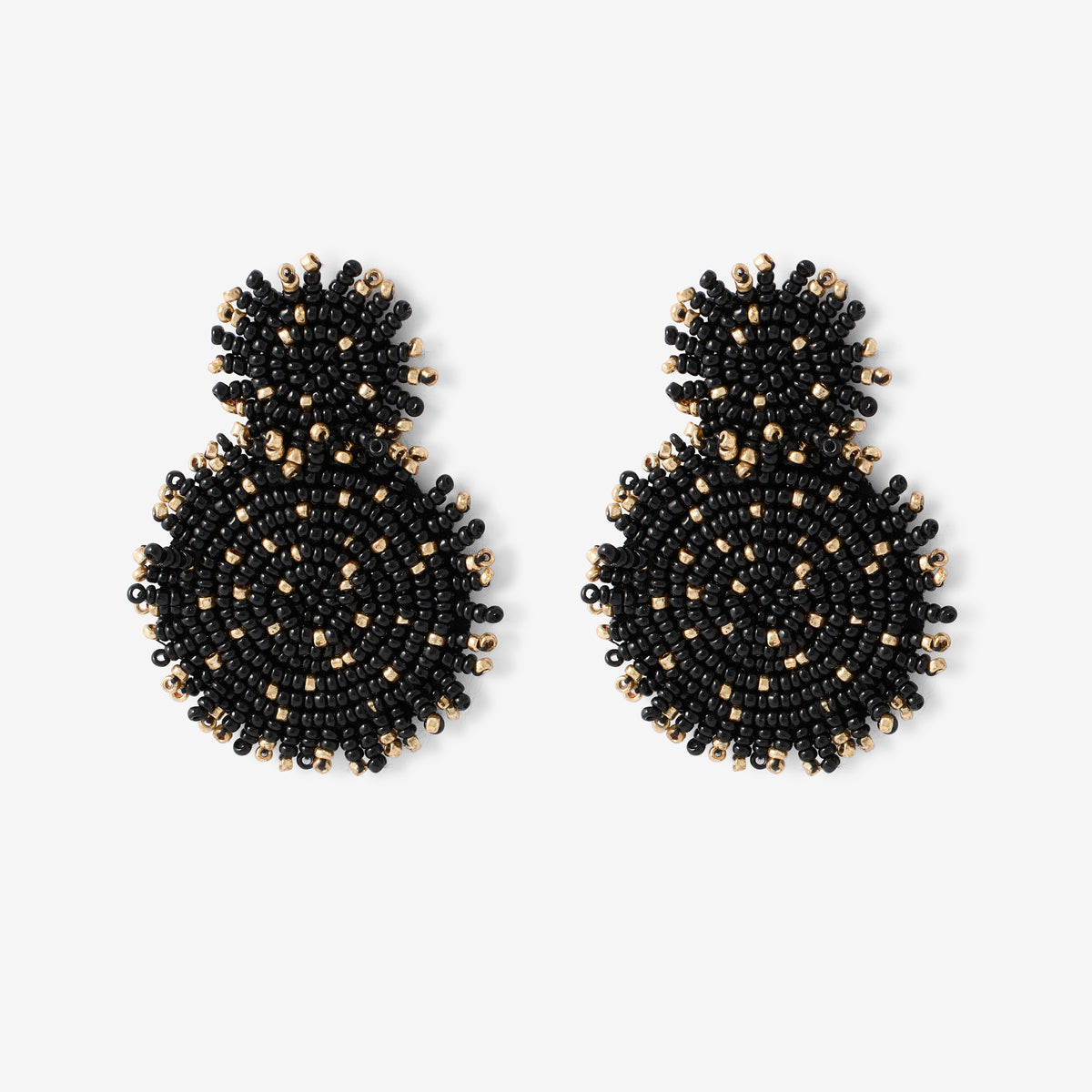 Boucles d’oreilles double rond volume