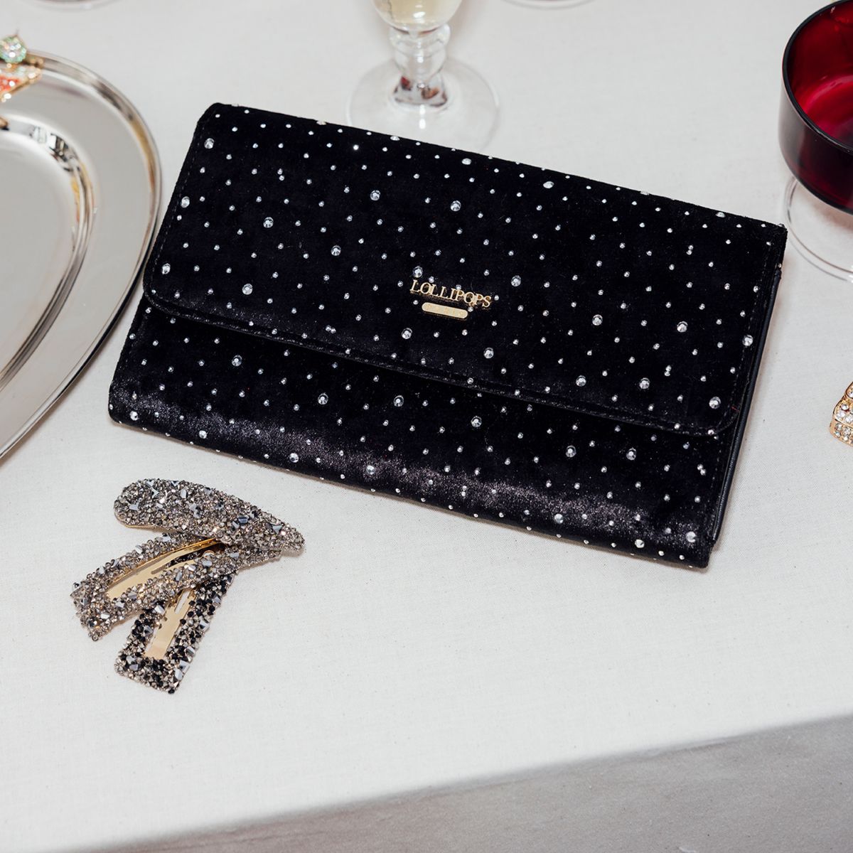Petit sac porté épaule noir Roan